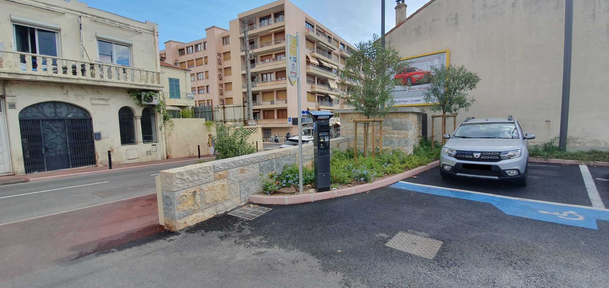 Chantier parking platanes cannes